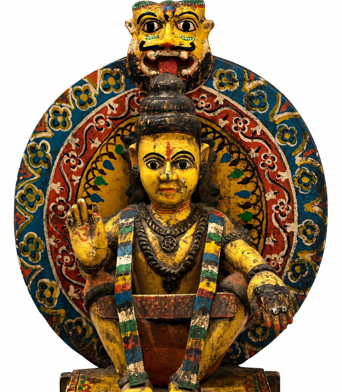 Swamy Ayyapa with Yali (Tiger)