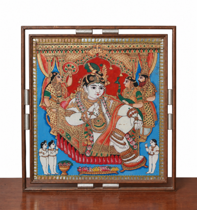 Reverse Glass Painting