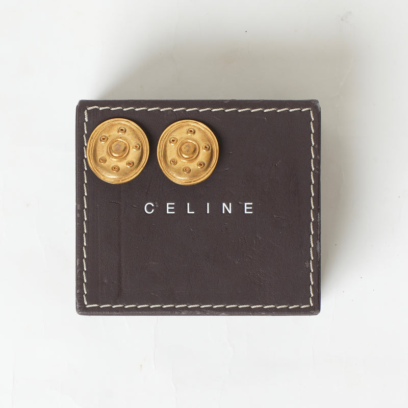 Vintage Celine Paris Starball Earrings - beg borrow steal studio