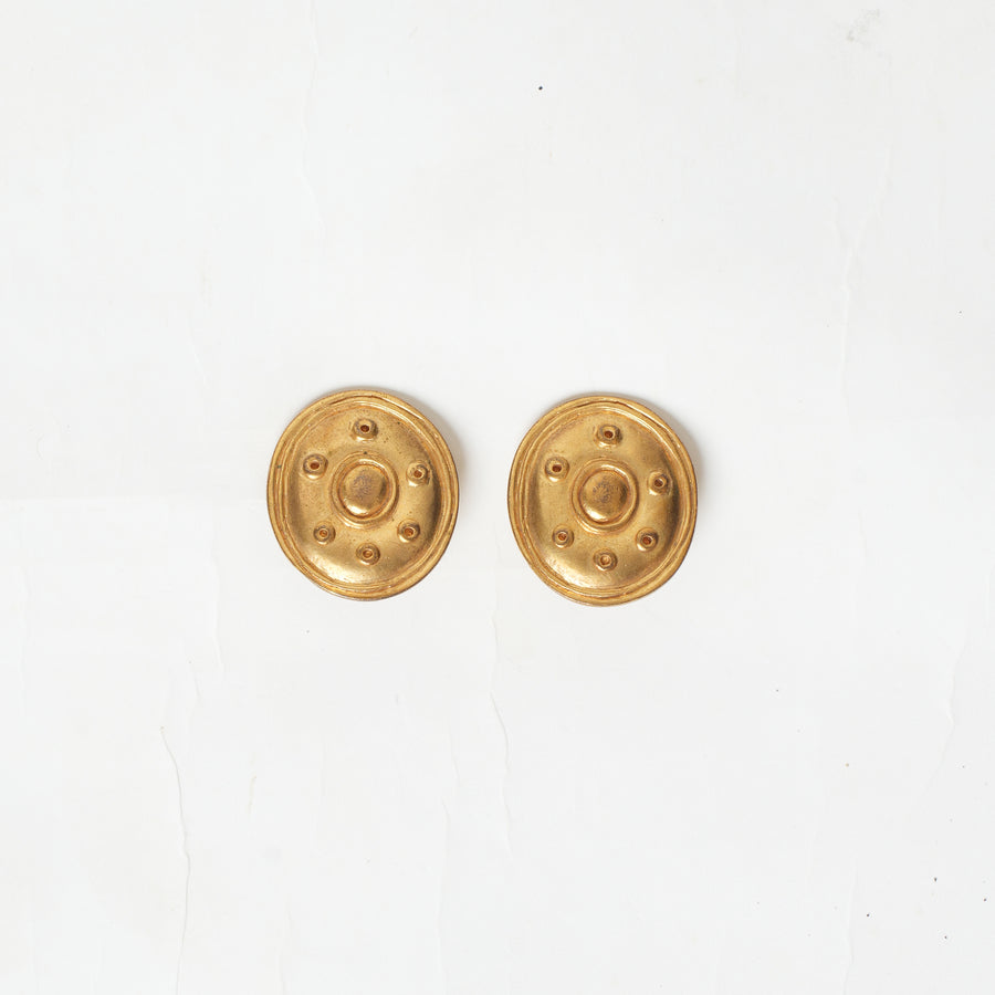 Vintage Celine Paris Starball Earrings