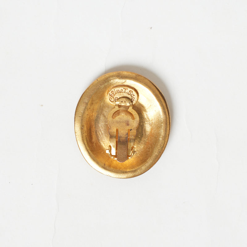 Vintage Celine Paris Starball Earrings - beg borrow steal studio