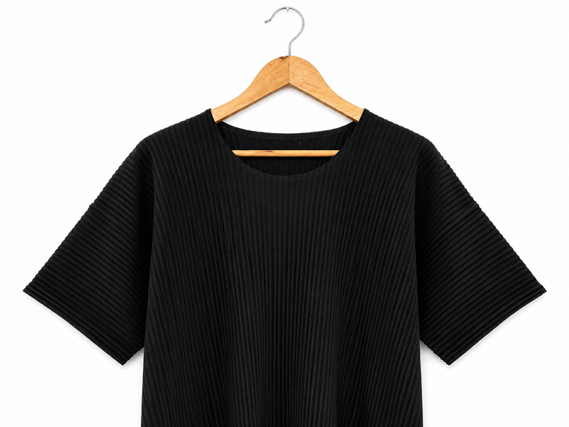 Issey Miyake Homme Plissé Basic Round Neck T-Shirt
