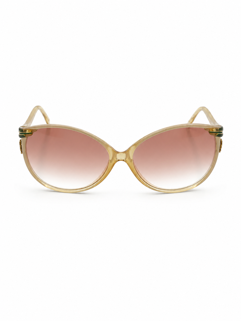 Vintage Yves Saint Laurent Sunglasses Feature Oversized Cat Eye Silhouette