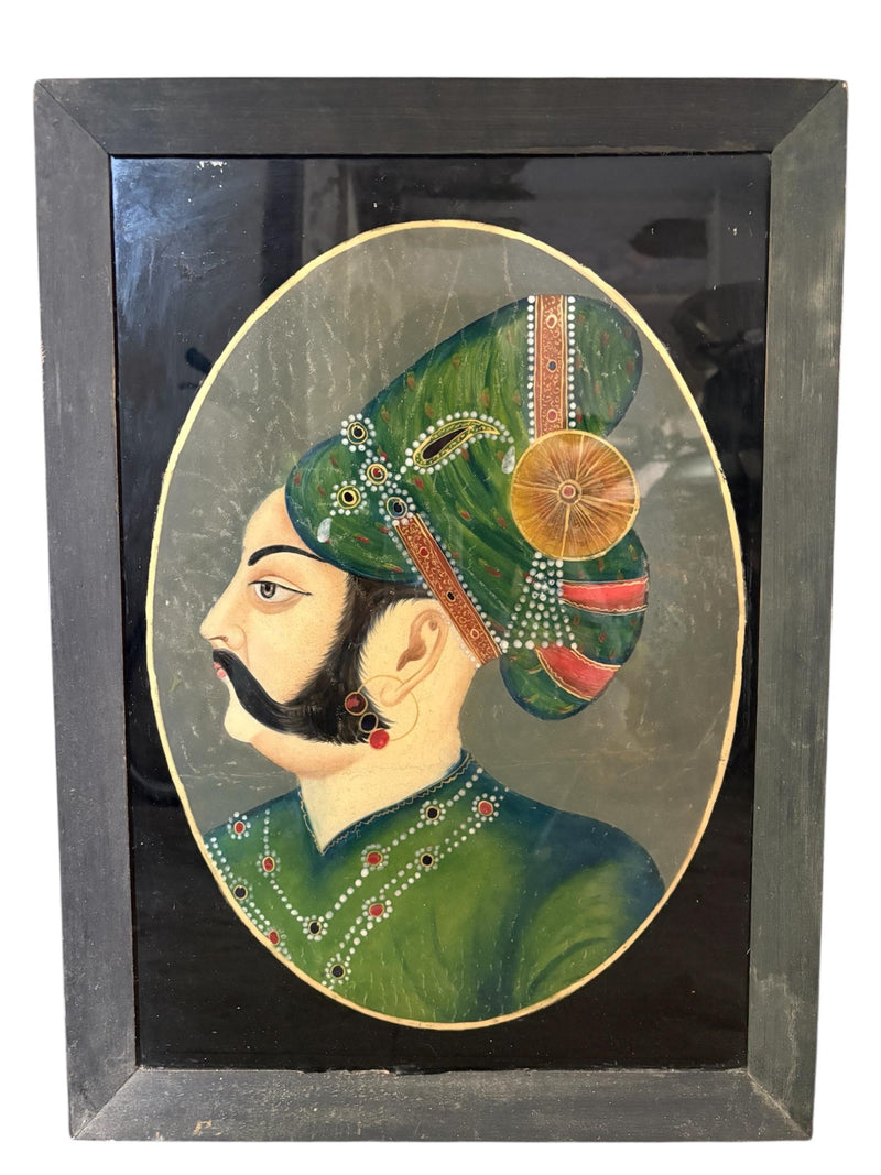 Reverse Mughal Glass Painting