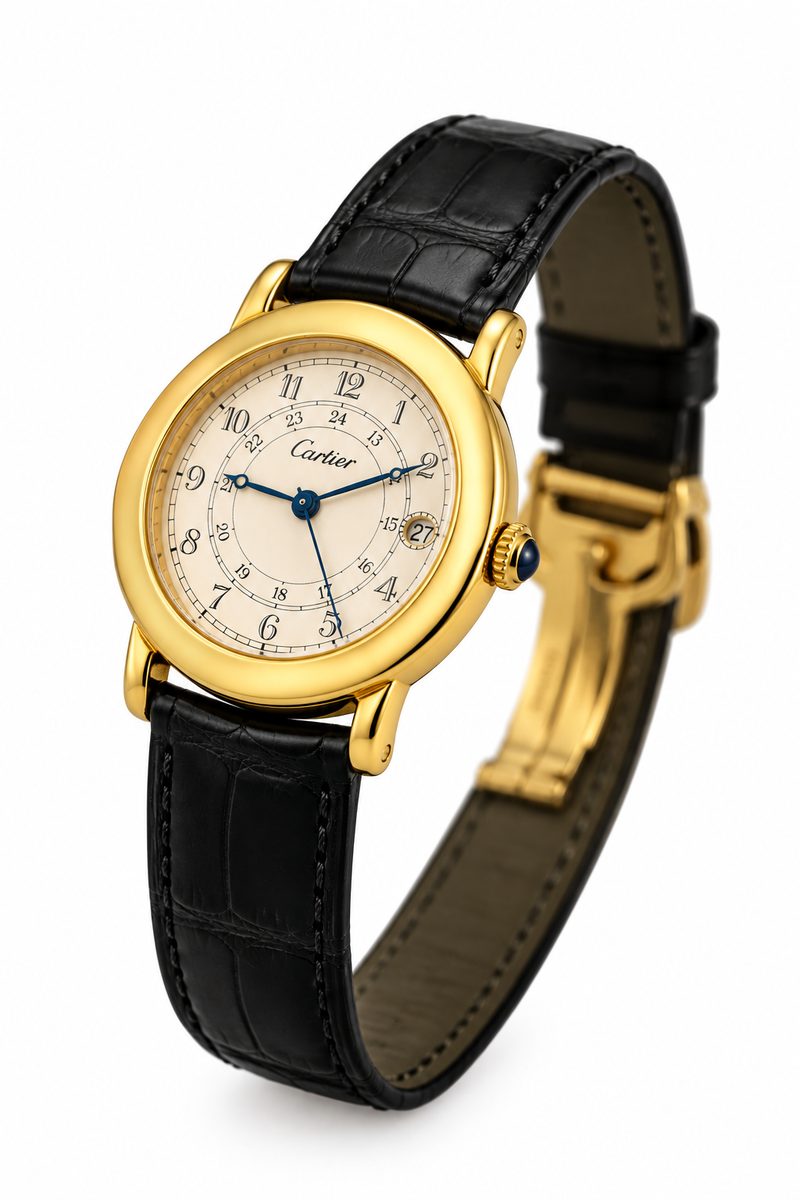 Vintage Must de Cartier Ronde Trilogy Watch