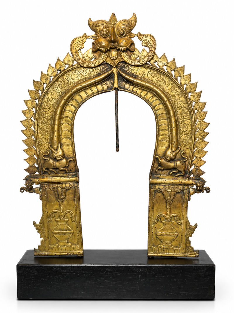 Brass Prabhavali Mounted