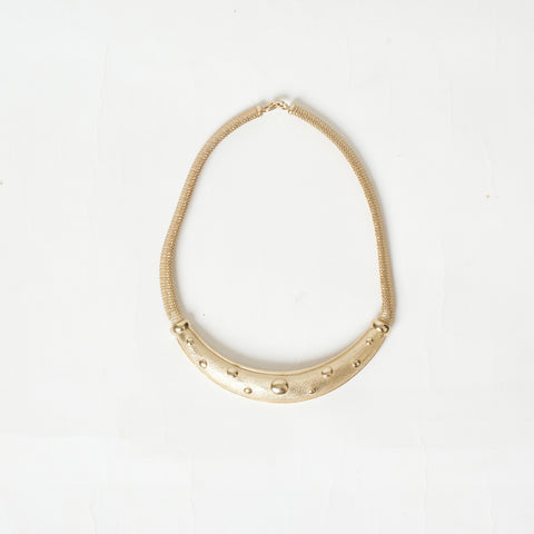 Vintage Christian Dior Omega Torc Choker Necklace - Beg Borrow Steal Studio