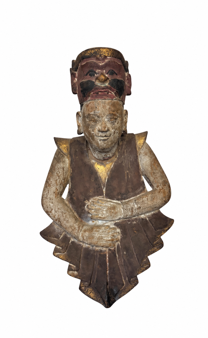 Traditional Indonesian wooden Theater Figure
