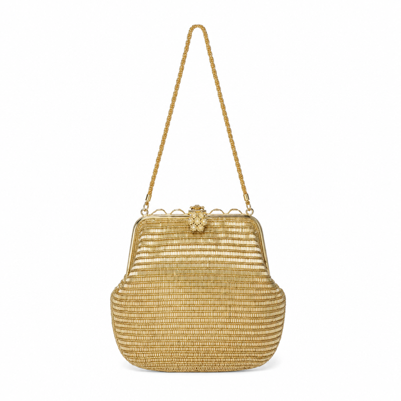 Vintage Japanese Beaded Bag