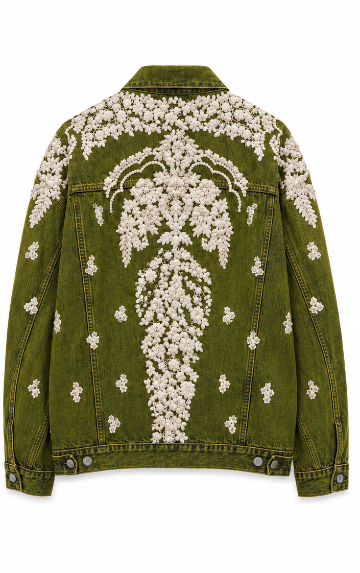 Vintage Levi's x Sabyasachi embroidery Upcycle Jacket