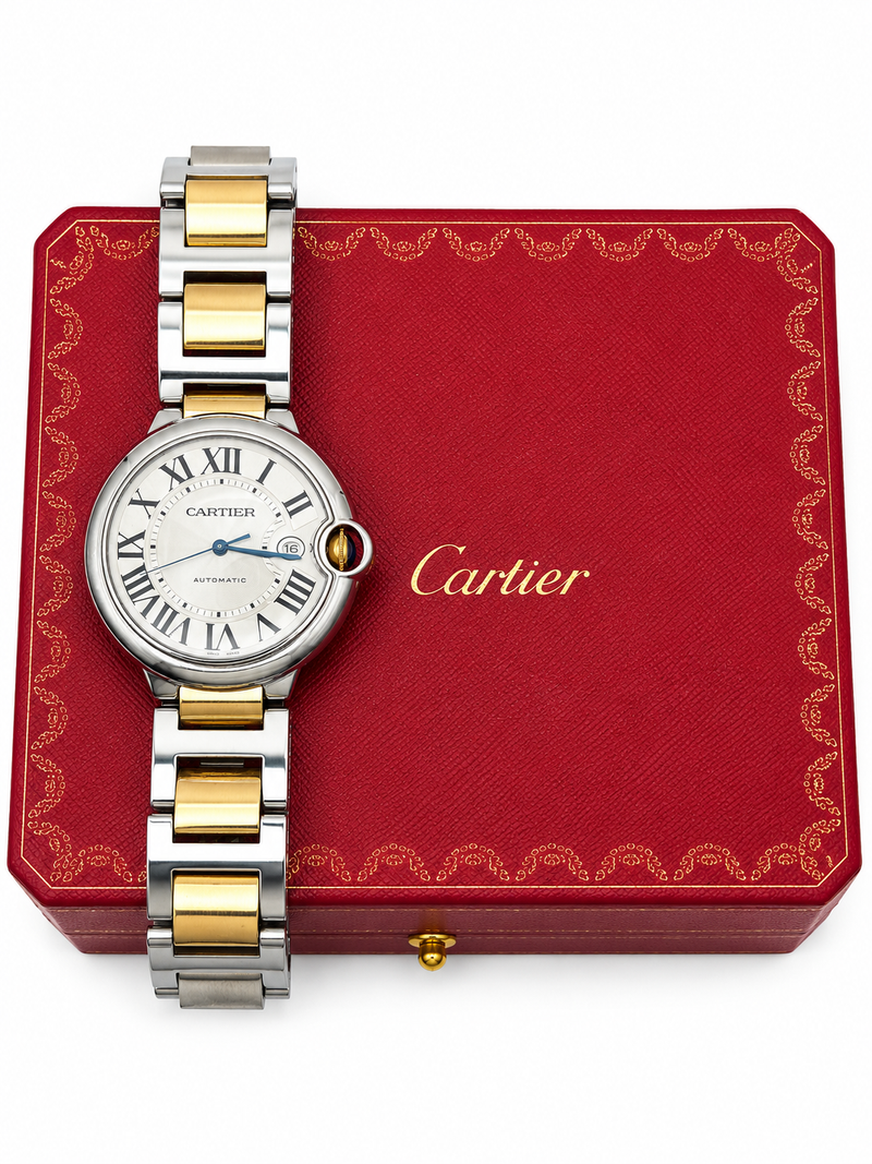 Vintage Two-Tone Cartier Ballon Bleu Watch