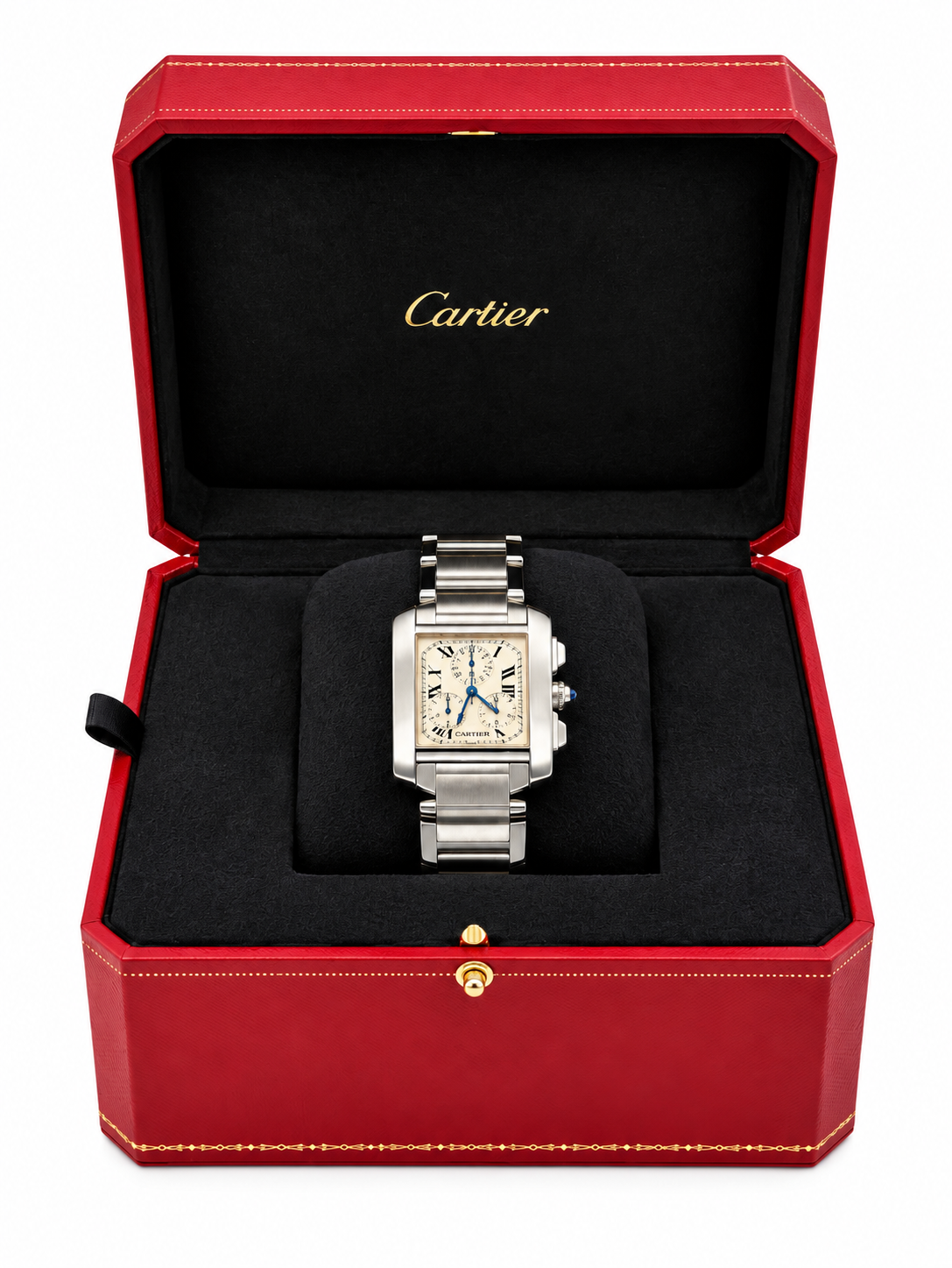 Cartier Tank Française Chronoflex - Image 4