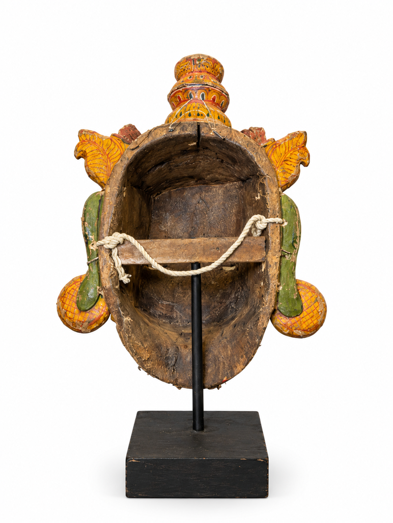 Polychrome Wooden Mask