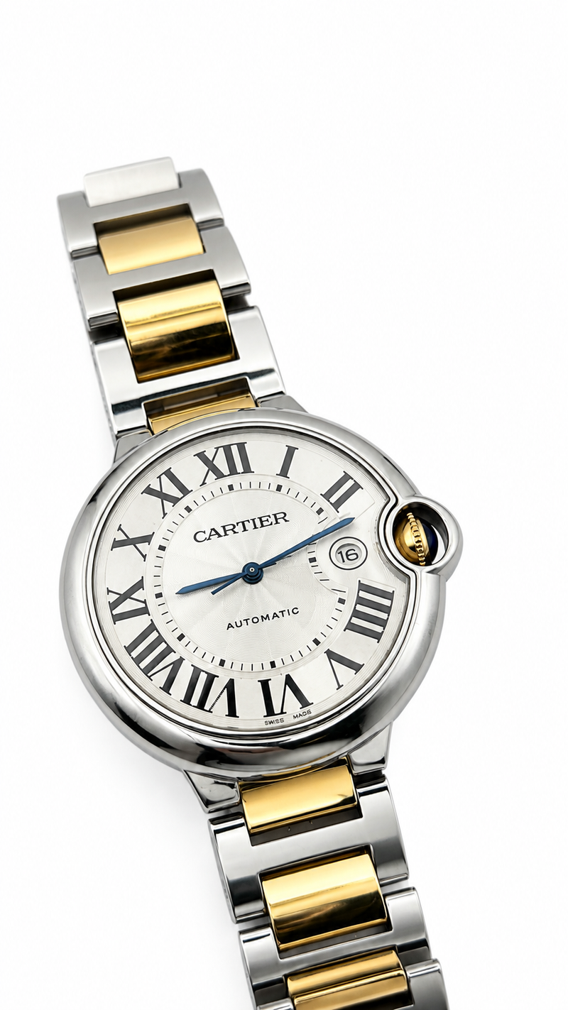 Vintage Two-Tone Cartier Ballon Bleu Watch