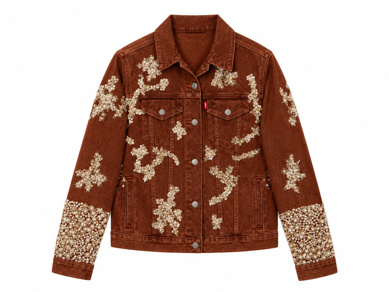 Vintage Levi's x Sabyasachi embroidery Upcycle Jacket