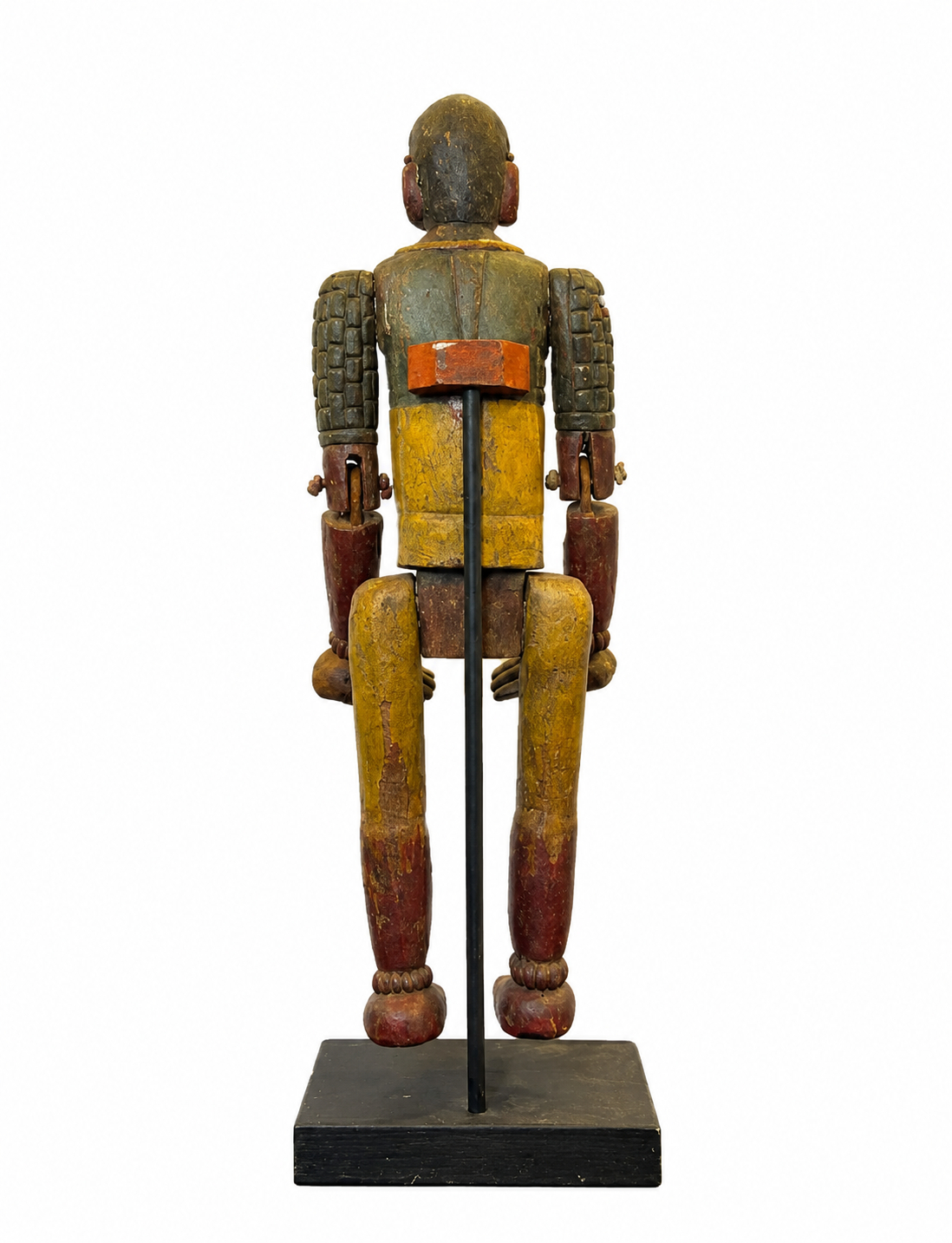 Antique Jointed Wooden Puppet
