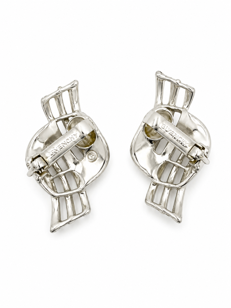 Vintage Coro Silver Tone Earrings