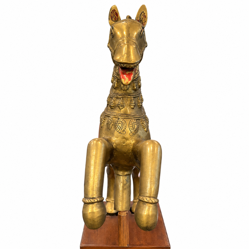Brass Horse Mounted