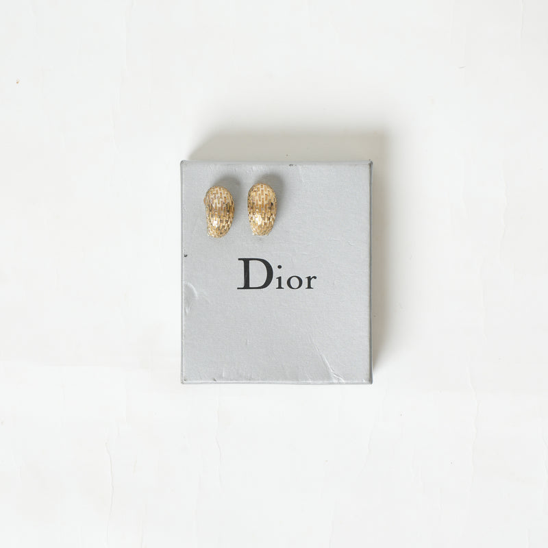 VINTAGE CHRISTIAN DIOR EARRINGS - beg borrow steal studio