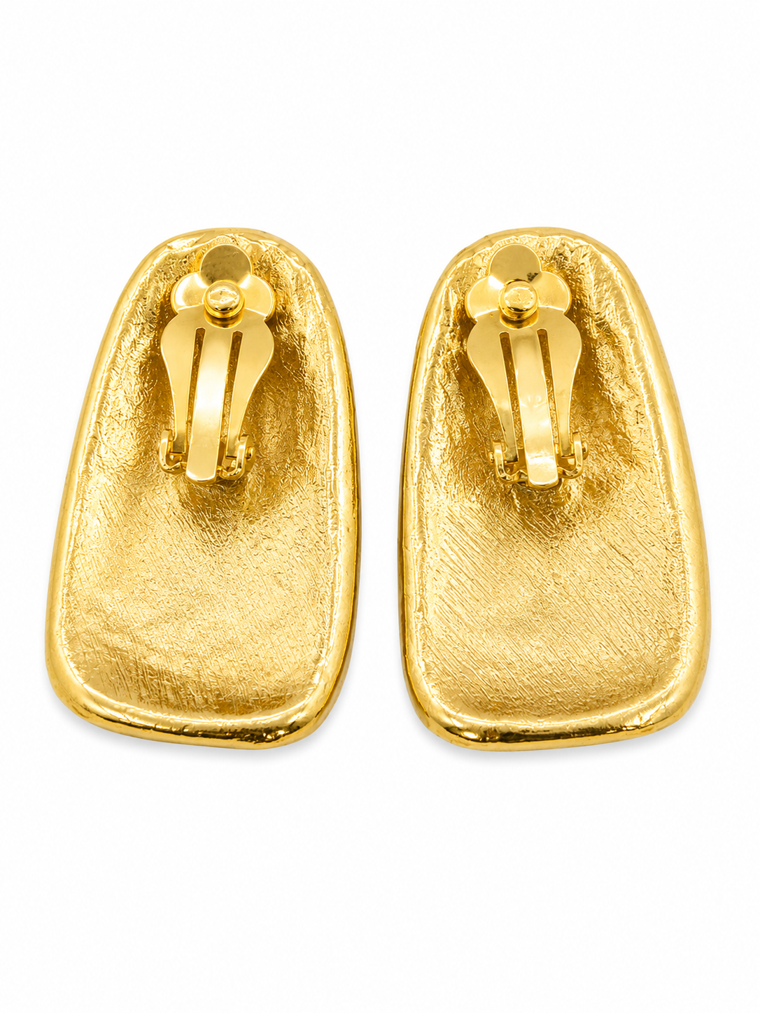 Vintage Gold Plated Statement Earrings