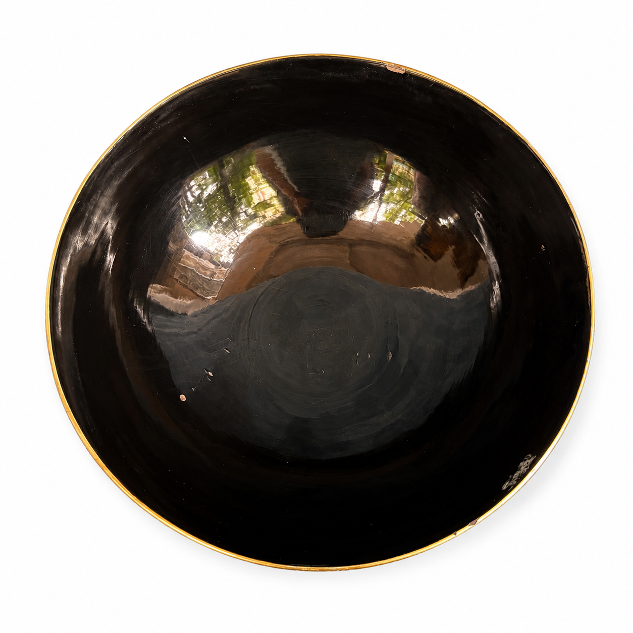 Vintage Gilded Lacquer Bowl