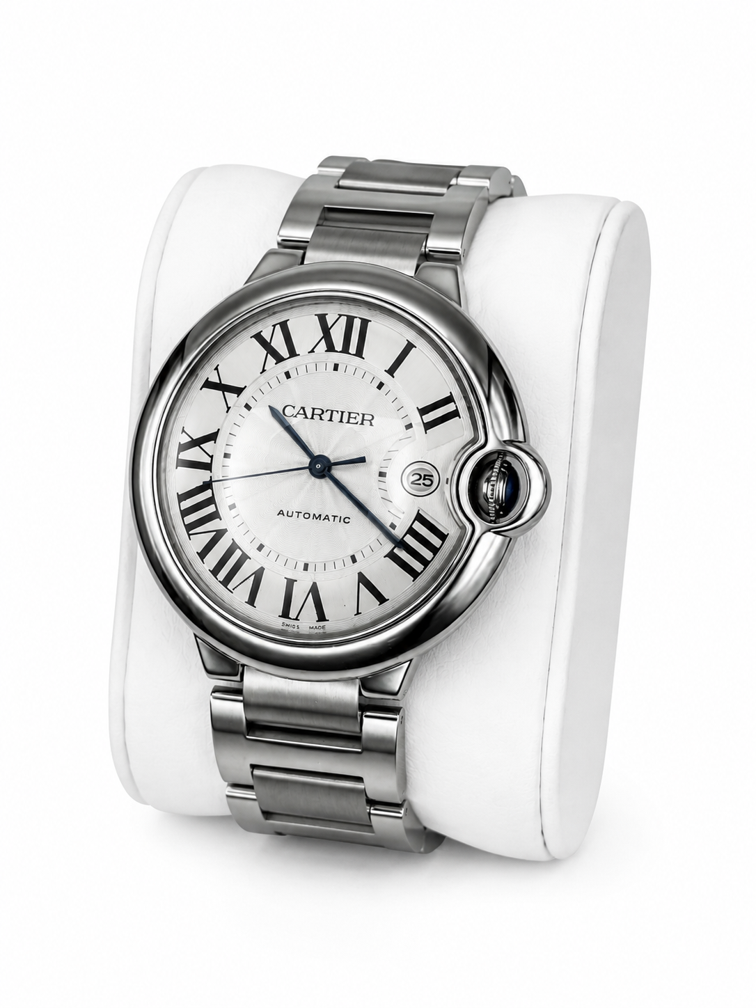 Vintage Silver Ballon Bleu de Cartier Watch
