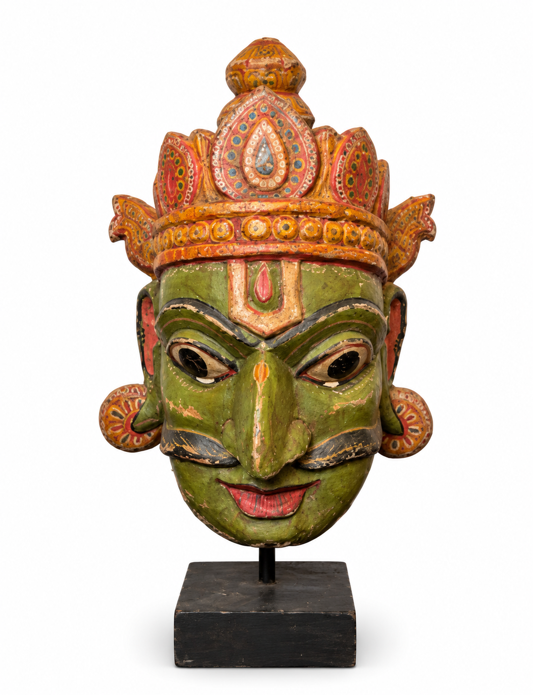 Polychrome Wooden Mask