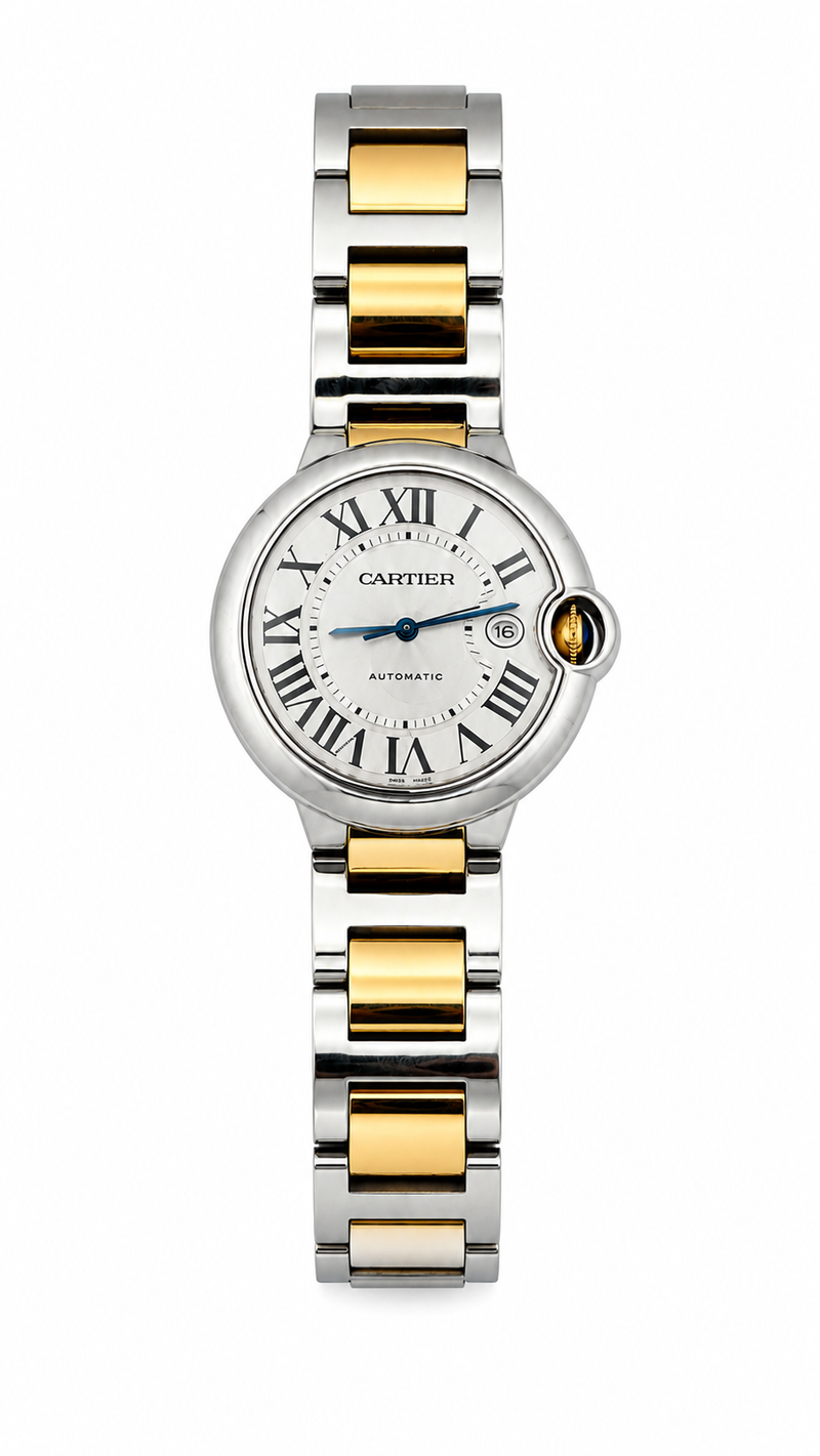 Vintage Two-Tone Cartier Ballon Bleu Watch