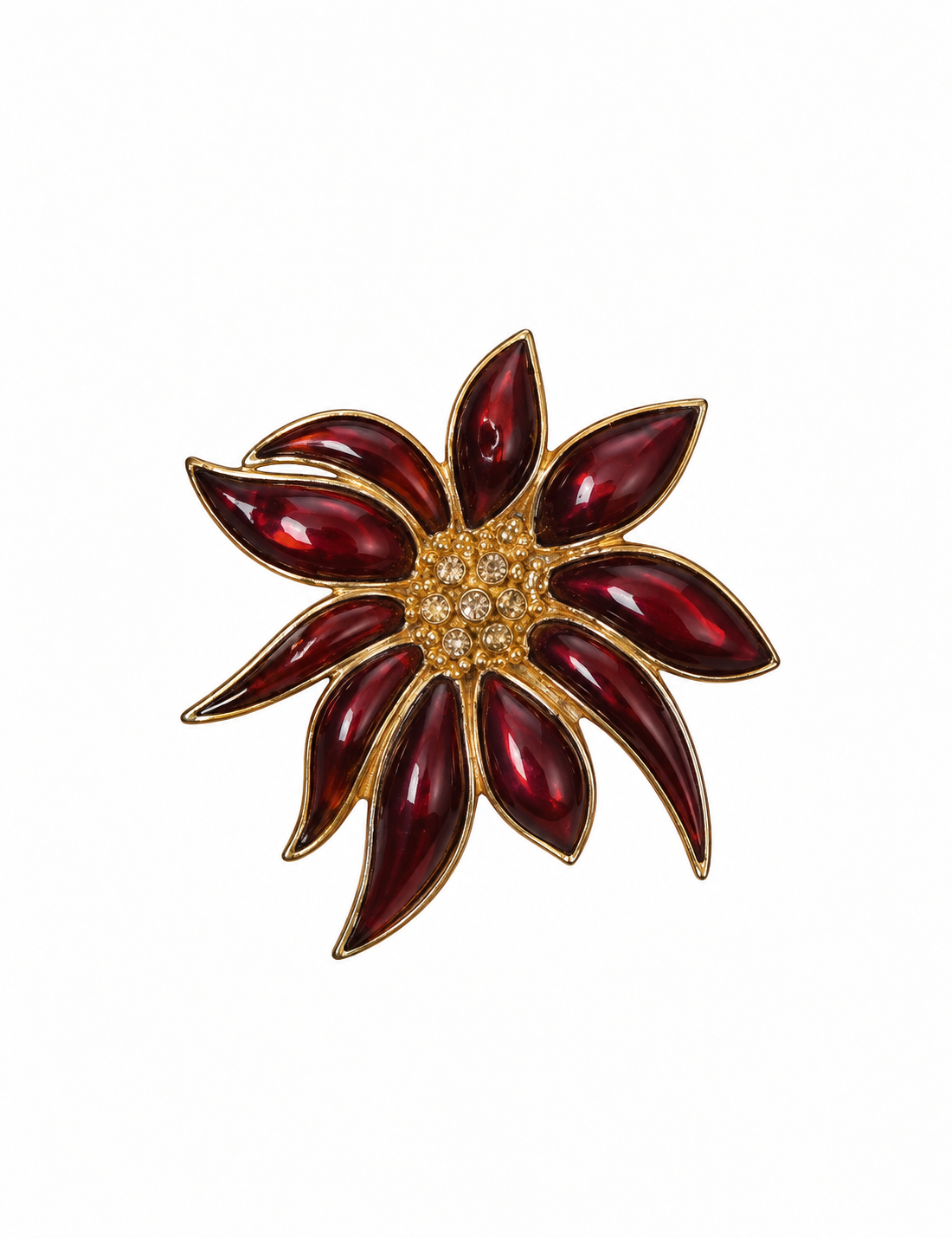 Vintage Enamel Brooch