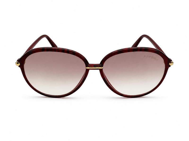 Vintage Yves Saint Laurent Sunglasses Feature Oversized Silhouette