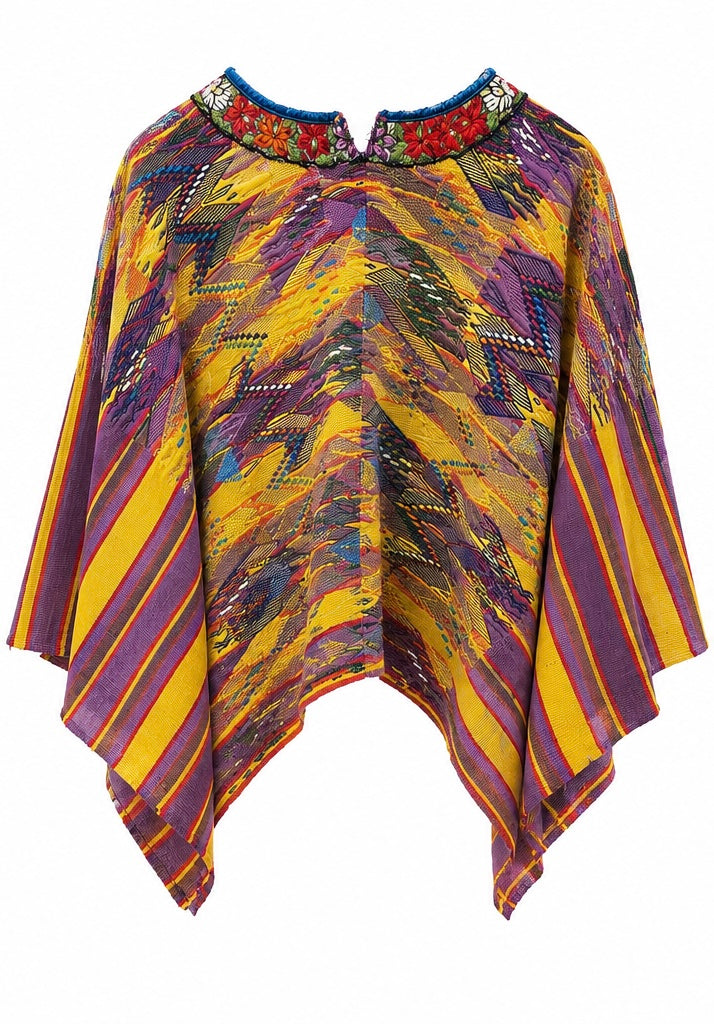 Vintage Guatemalan Huipil Poncho