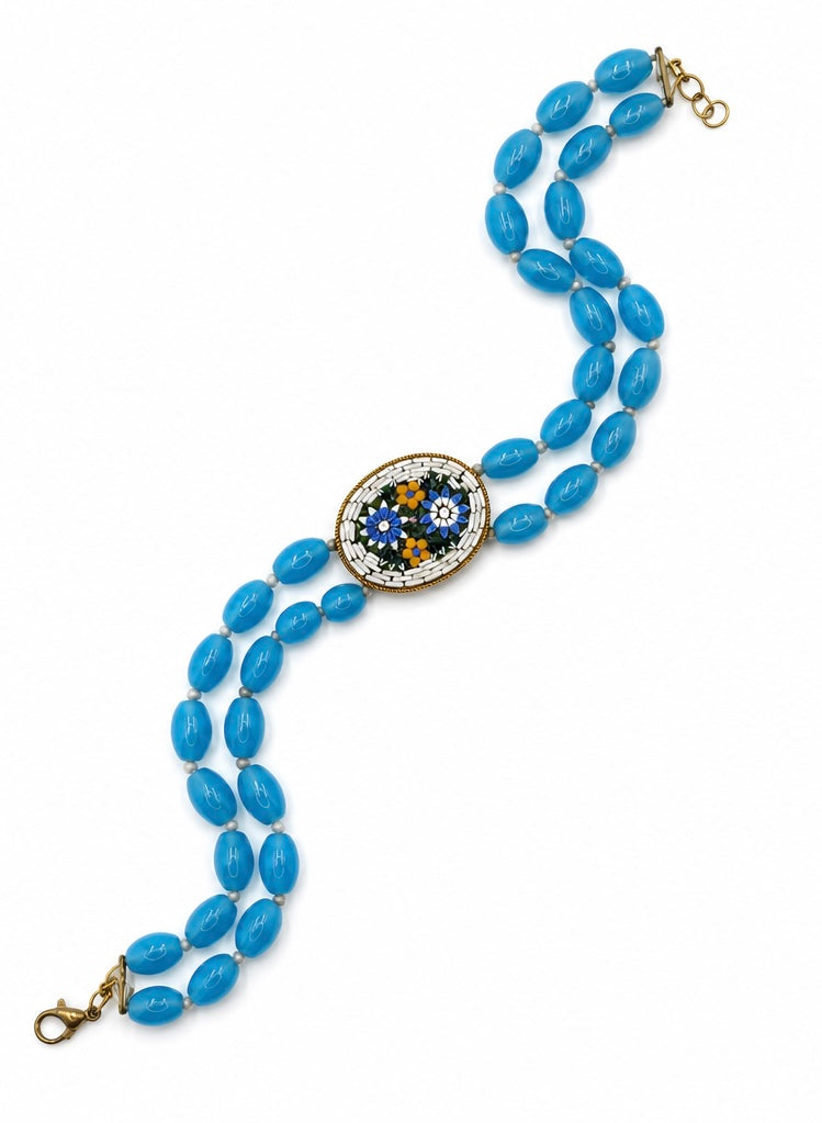 Vintage Italian Micro-Mosaic necklace