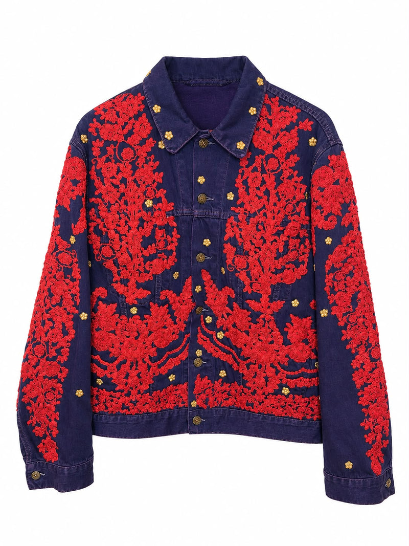 Vintage Levi's x Sabyasachi embroidery Upcycle Jacket