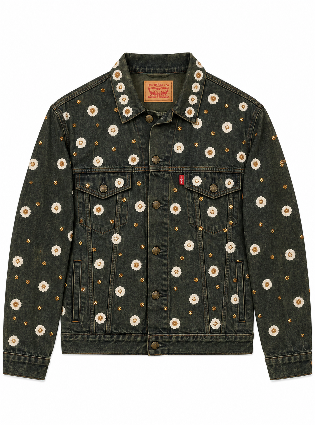 Vintage Levi's x Sabyasachi embroidery Upcycle Jacket