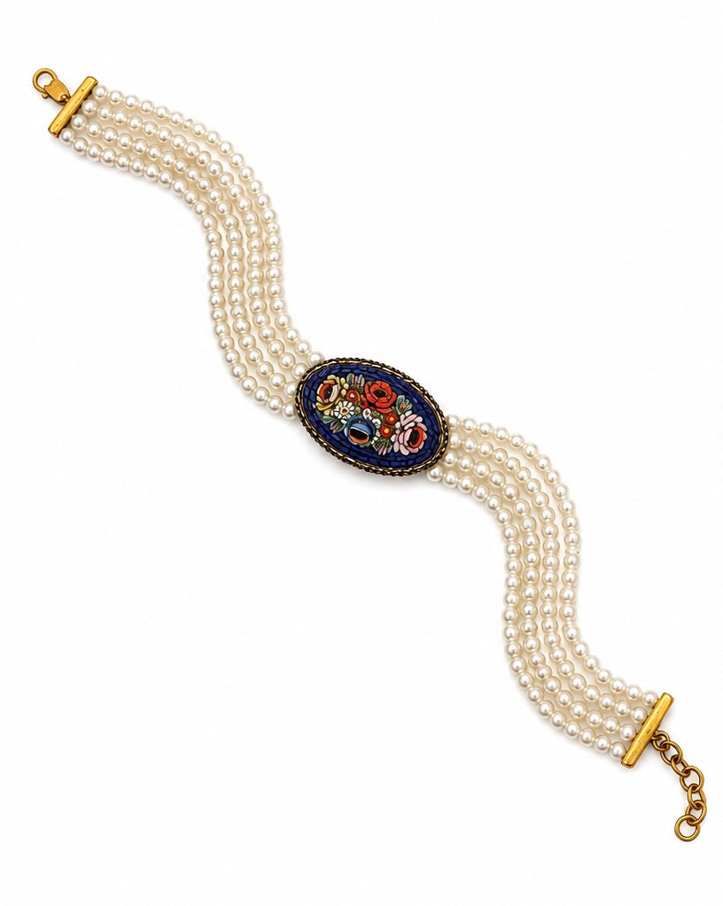 Vintage Italian Micro-Mosaic necklace