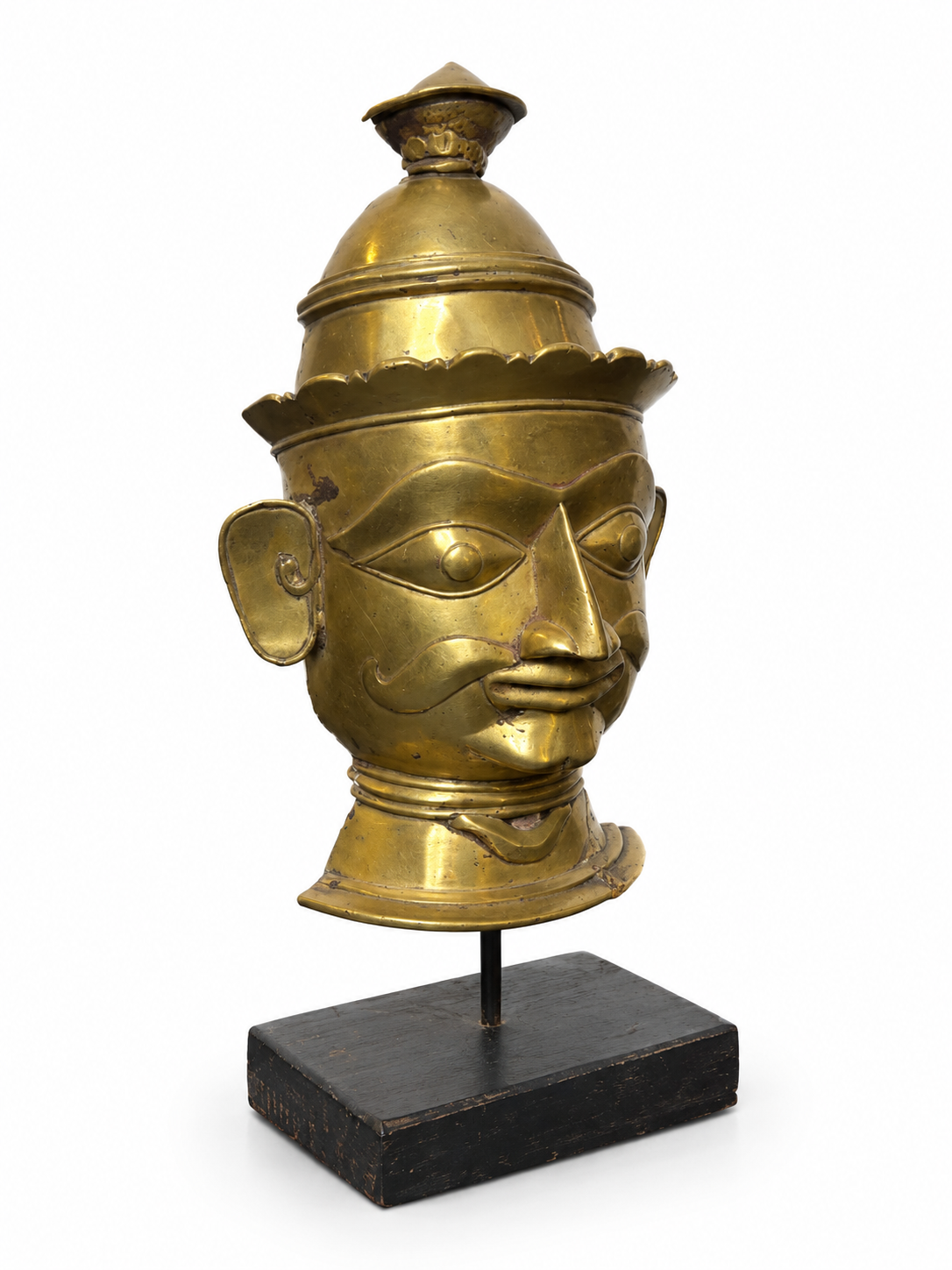 Brass Khandoba Mask