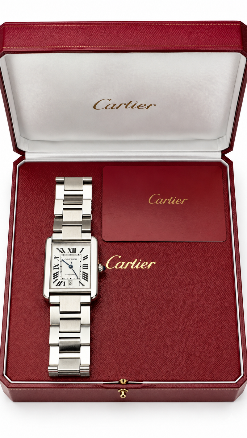 Vintage Cartier Tank Solo XL Automatic Watch