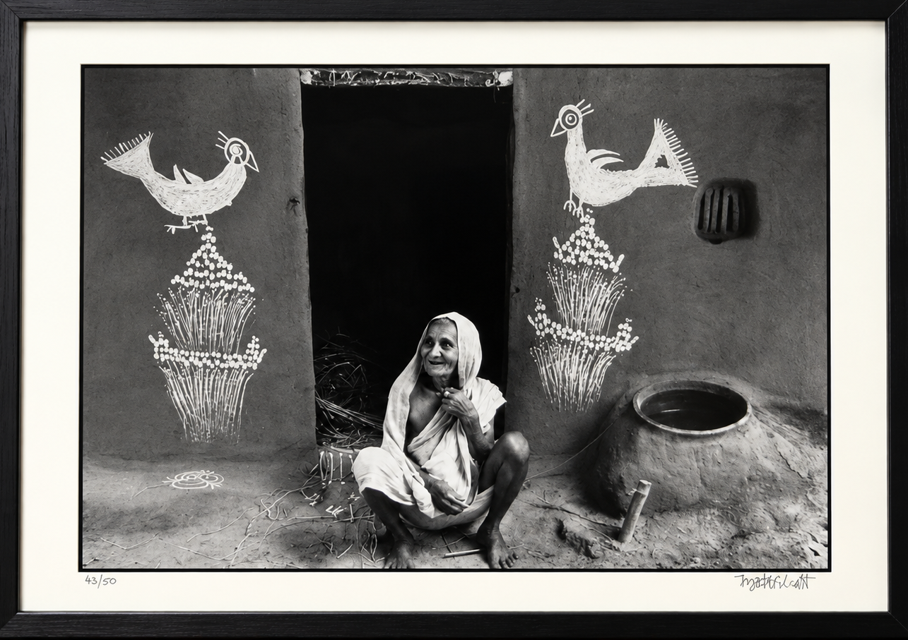 Jyoti Bhatt - Manosha Chitta Wall Art, Orissa (1987)