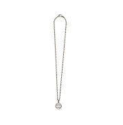 Vintage Gucci Round Cut-Out Disk Necklace