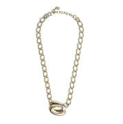 Vintage Christmas Dior Logo Necklace
