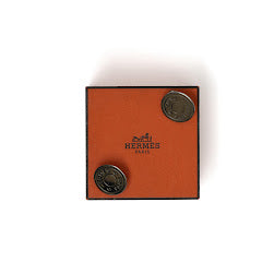 Vintage Hermes Mini Stud earrings - beg borrow steal studio