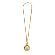 VINTAGE CHANEL MEDALLION PENDANT NECKLACE