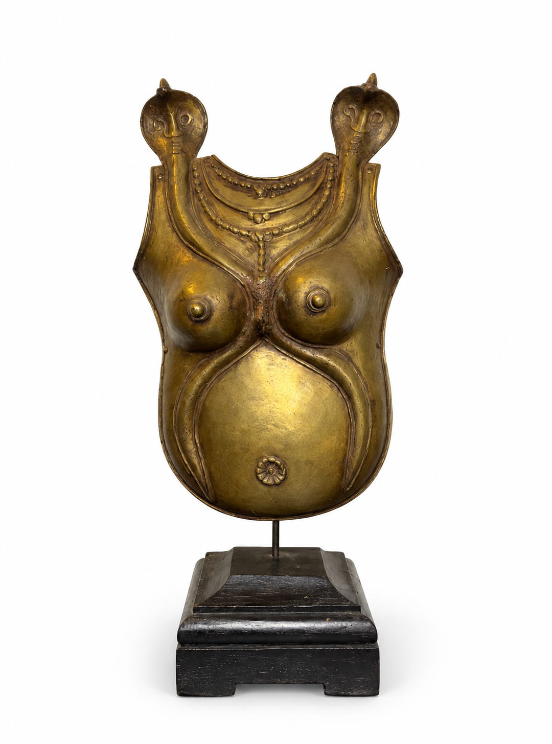 Antique Brass Theyyam Breast Plate