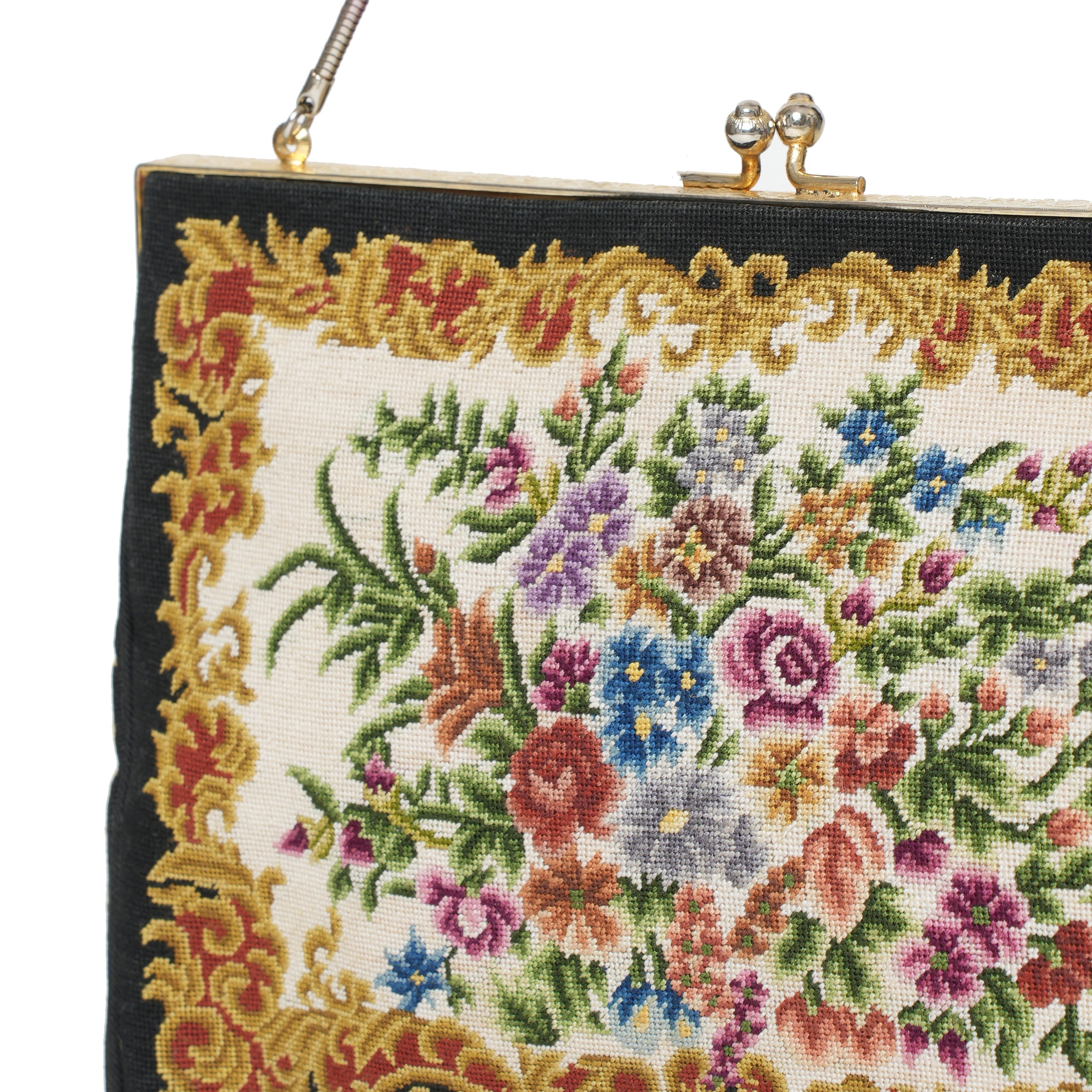 Vintage Petit Point Bag - View 1