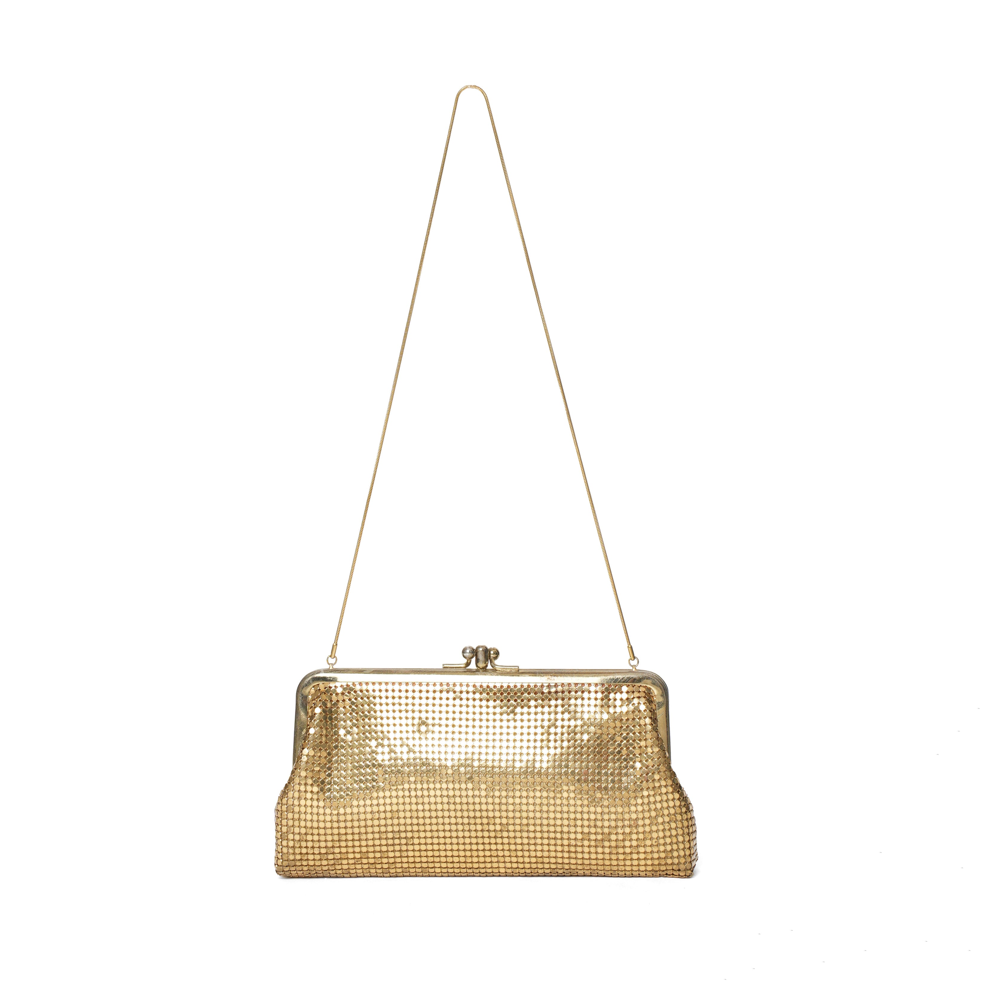 Vintage Gold Mesh Bag - View 2