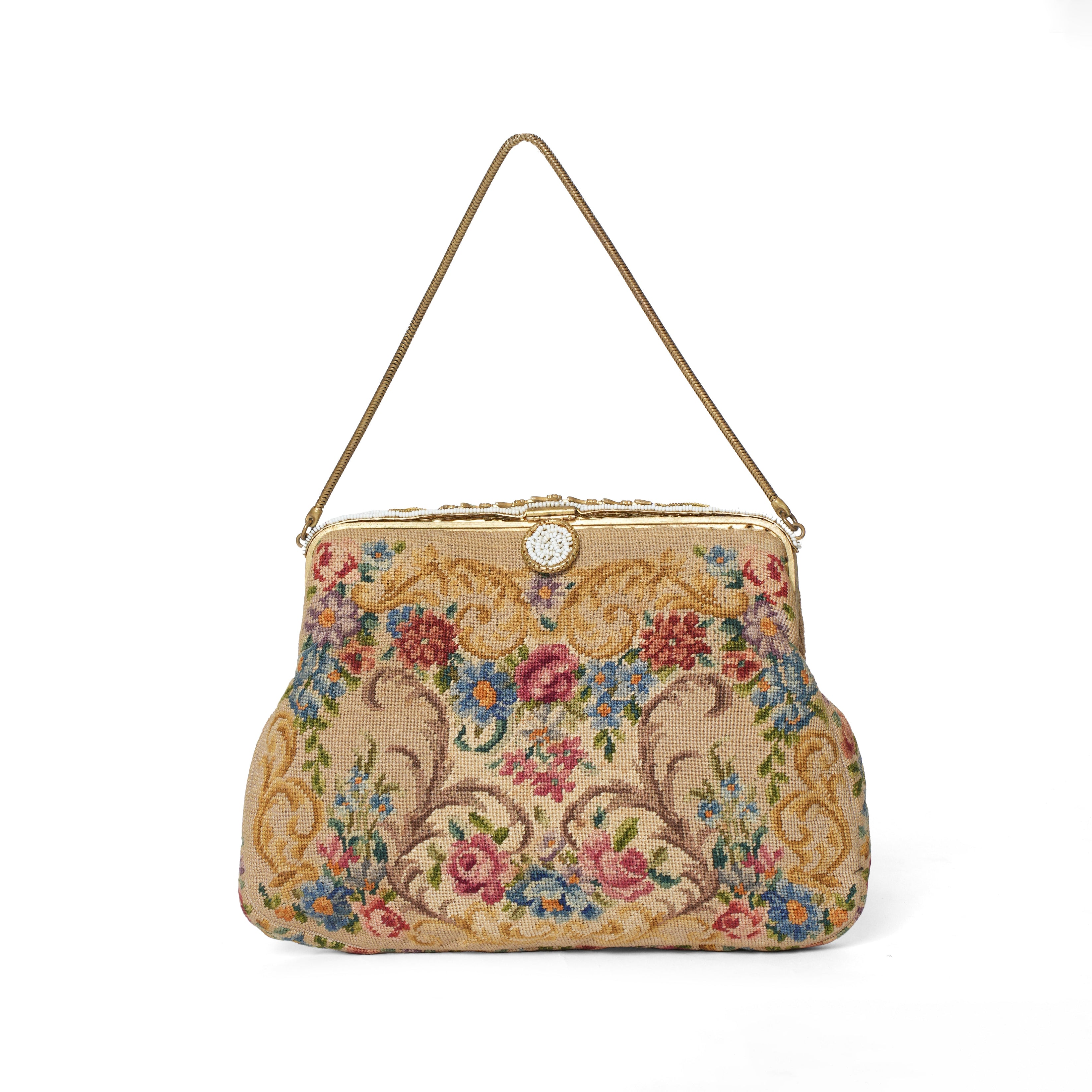 Vintage Petit Point Bag - View 3