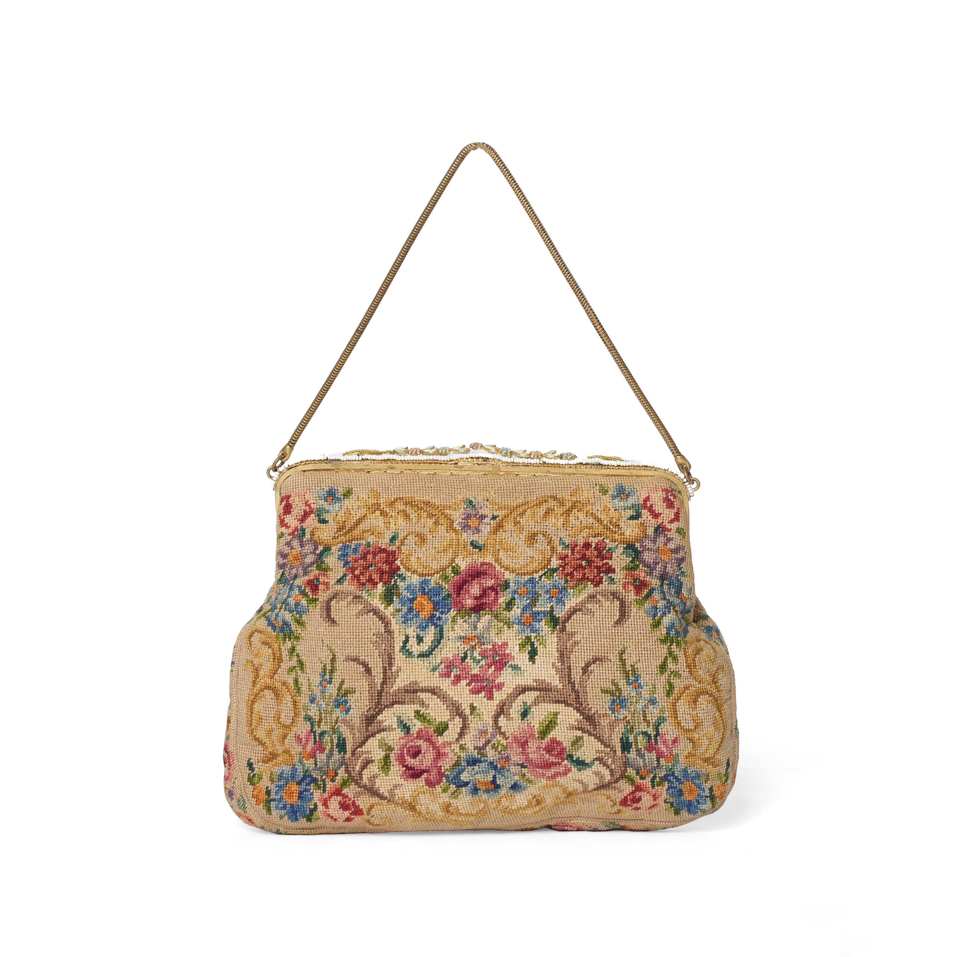 Vintage Petit Point Bag - View 1