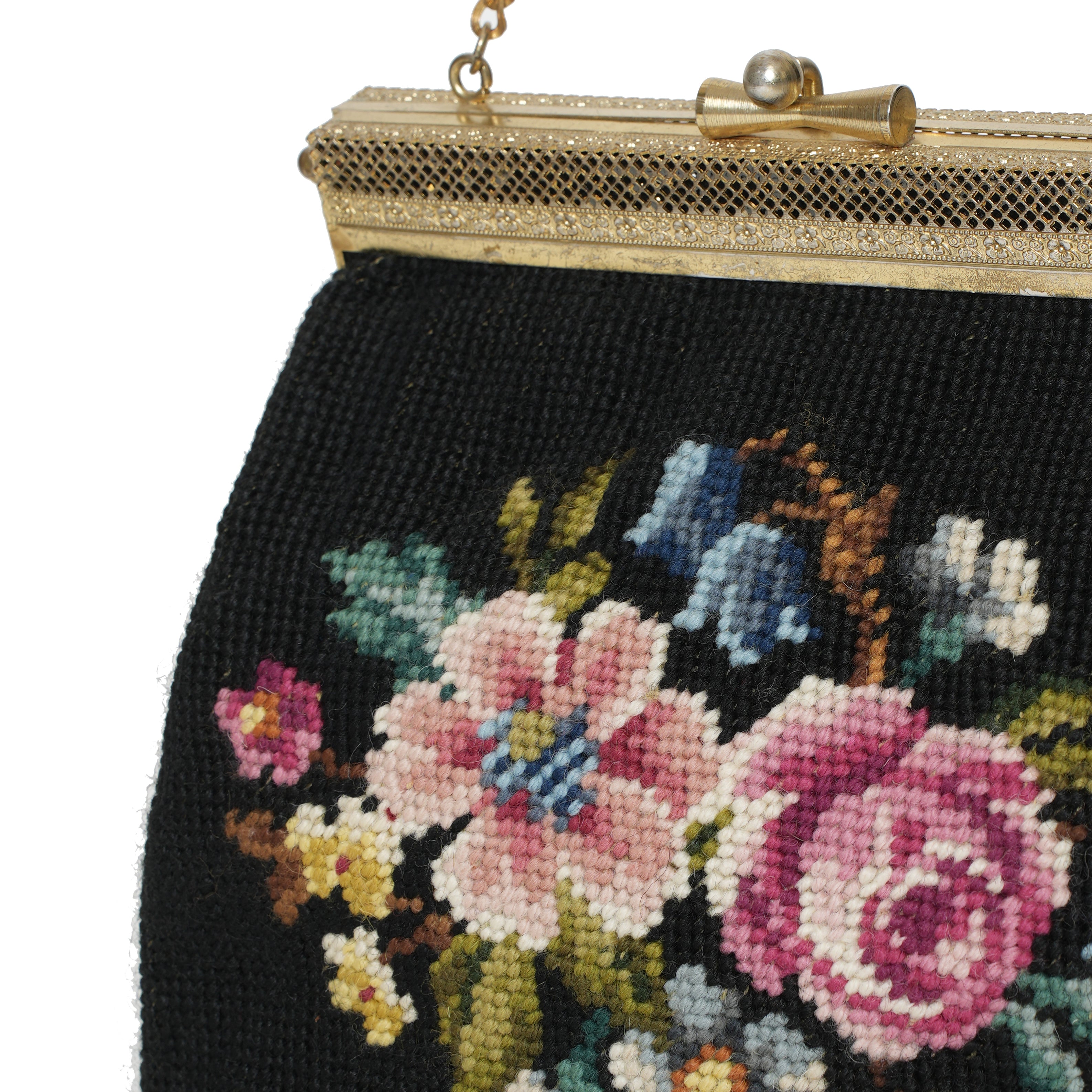 Vintage Petit Point Bag - View 1