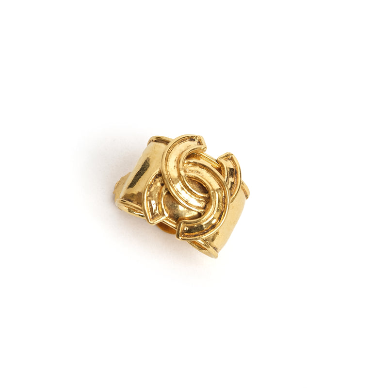 VINTAGE CHANEL CC EARRINGS - beg borrow steal studio