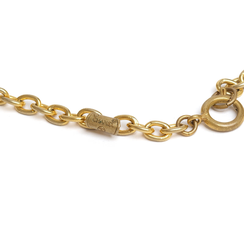 VINTAGE CHANEL COIN CHARM LONG NECKLACE - Beg Borrow Steal Studio